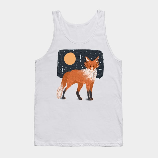 Little Fox Tank Top by fernandaschallen